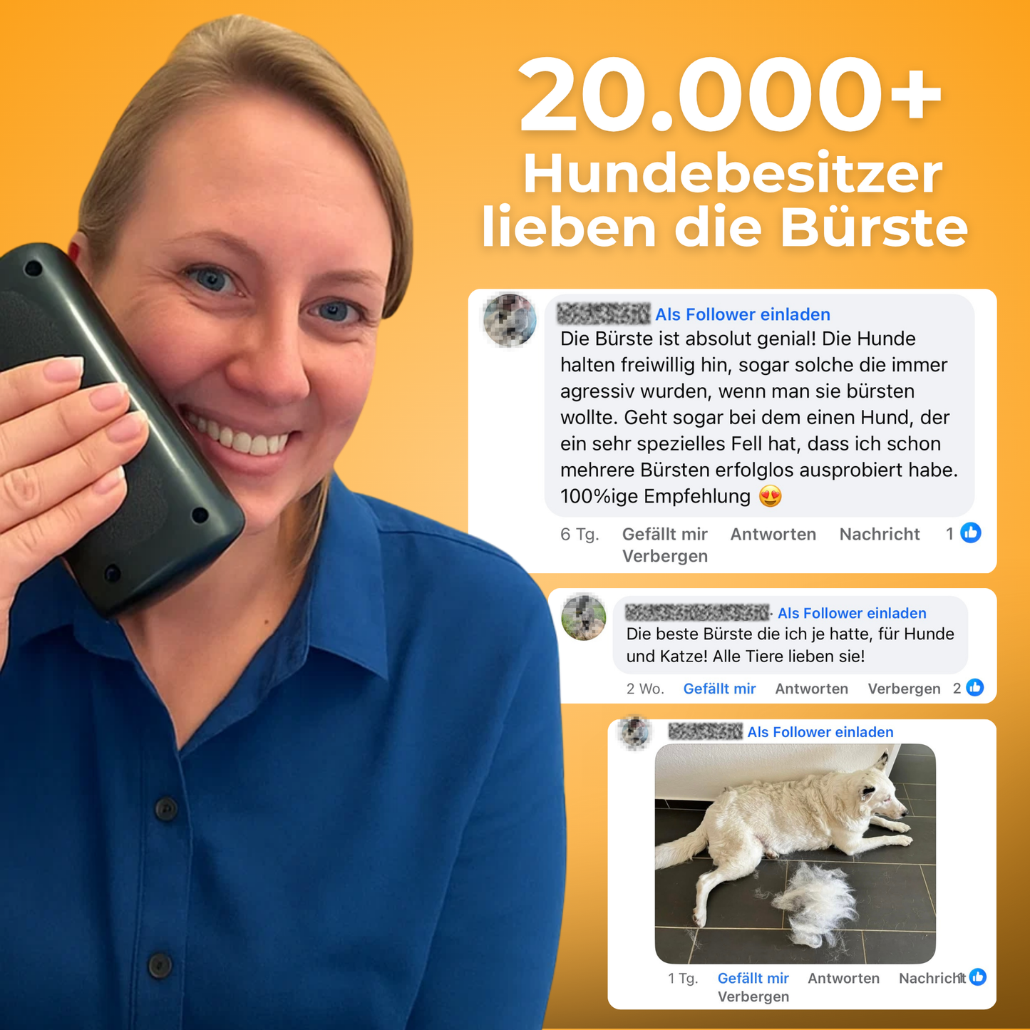 Fellwunder-Bürste